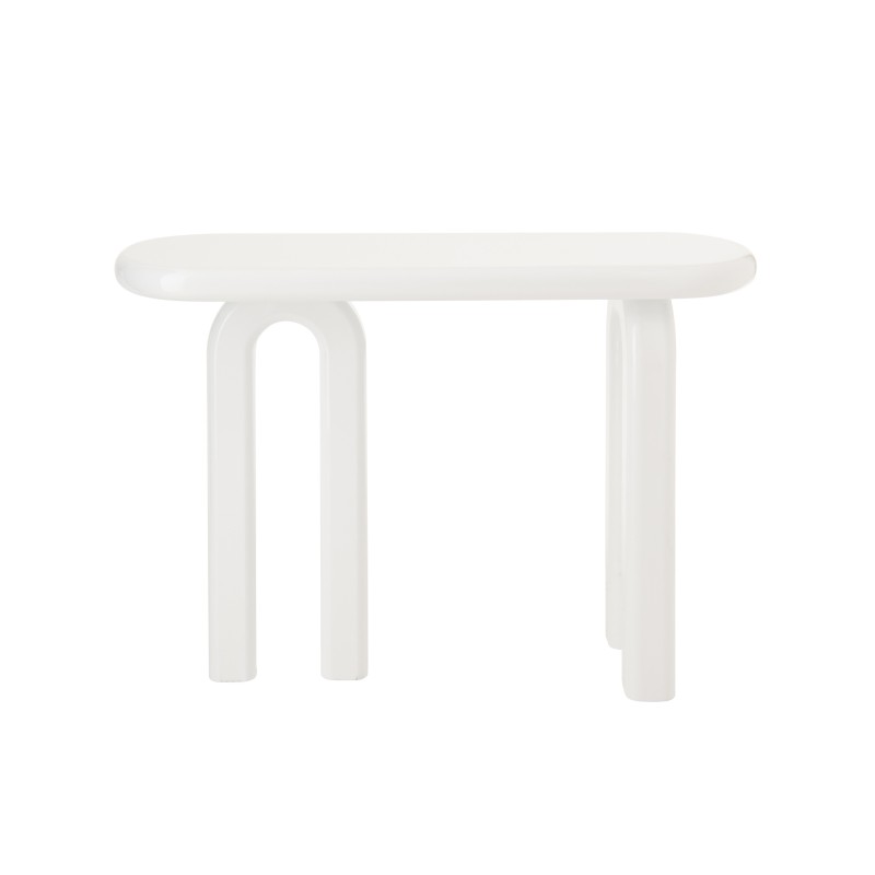 Console in legno bianco 120x35x80 cm Console in legno bianco 120x35x80 cm