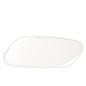 Miroir irrégulier cadre bois blanc 120x3x50 cm Miroir irrégulier cadre bois blanc 120x3x50 cm