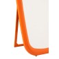 Espelho retangular com base em madeira laranja 80x7x180 cm Espelho retangular com base em madeira laranja 80x7x180 cm