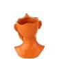 Macetero Mujer de poliresina naranja 21 x 20 x 27,5 cm