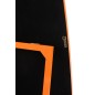 Espelho retangular com base em madeira laranja 80x7x180 cm Espelho retangular com base em madeira laranja 80x7x180 cm