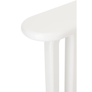 Console in legno bianco 120x35x80 cm