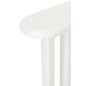 Consola de madera blanca 120 x 35 x 80 cm Consola de madera blanca 120 x 35 x 80 cm