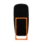 Espelho retangular com base em madeira laranja 80x7x180 cm Espelho retangular com base em madeira laranja 80x7x180 cm