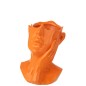 Macetero Mujer de poliresina naranja 21 x 20 x 27,5 cm