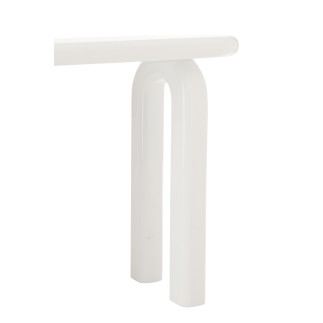 Consola de madera blanca 120 x 35 x 80 cm