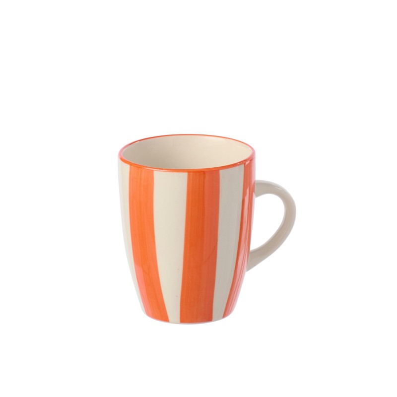 Mug en céramique orange 11.3x8.5x10.2 cm Mug en céramique orange 11.3x8.5x10.2 cm