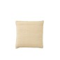 Cuscino quadrato in cotone beige 45x45x15 cm Cuscino quadrato in cotone beige 45x45x15 cm