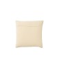 Cojín cuadrado de algodón beige 45 x 45 x 15 cm Cojín cuadrado de algodón beige 45 x 45 x 15 cm