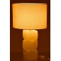 Lampe de table en verre blanc 32x32x62 cm Lampe de table en verre blanc 32x32x62 cm