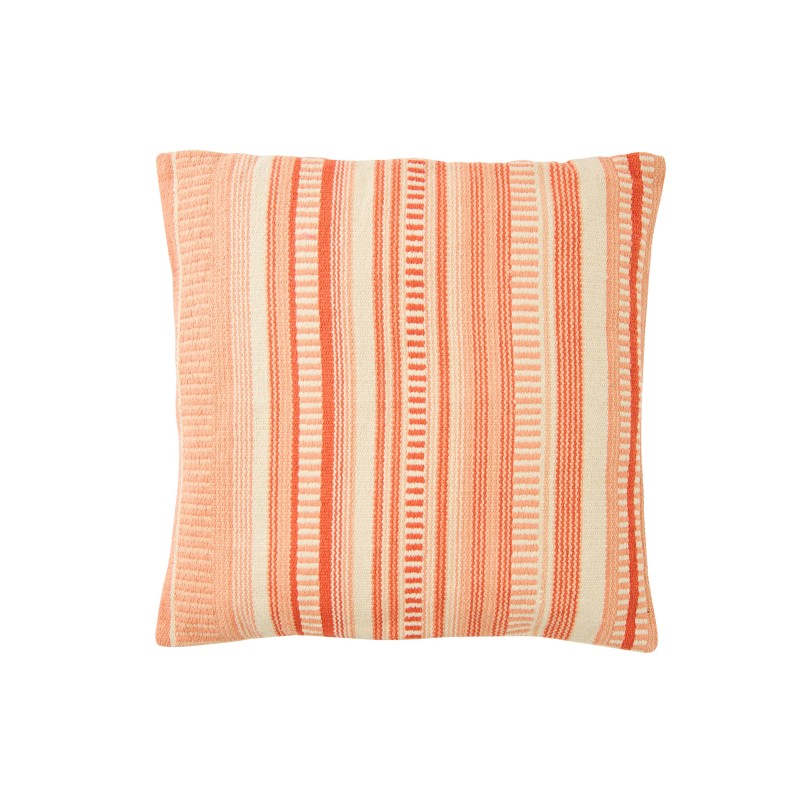Coussin carré en coton beige 60x60x15 cm Coussin carré en coton beige 60x60x15 cm