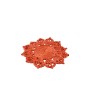 Base para pratos girassol em juta laranja 20x20x0,5 cm Base para pratos girassol em juta laranja 20x20x0,5 cm