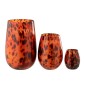 Vela 230H em vidro laranja 20x20x32,5 cm Vela 230H em vidro laranja 20x20x32,5 cm