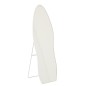 Espelho irregular com suporte em vidro branco 56x3x180 cm Espelho irregular com suporte em vidro branco 56x3x180 cm
