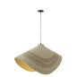 Plafonnier en jonc de mer beige 100x100x40 cm Plafonnier en jonc de mer beige 100x100x40 cm