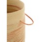 Cesto in giunco marrone chiaro 51x51x60 cm Cesto in giunco marrone chiaro 51x51x60 cm