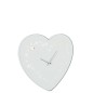 Relógio irregular em vidro branco 53,5 x 3 x 60,5 cm Relógio irregular em vidro branco 53,5 x 3 x 60,5 cm