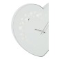 Reloj irregular de cristal blanco 53,5 x 3 x 60,5 cm Reloj irregular de cristal blanco 53,5 x 3 x 60,5 cm