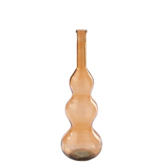 Vase en verre orange 33x33x100 cm