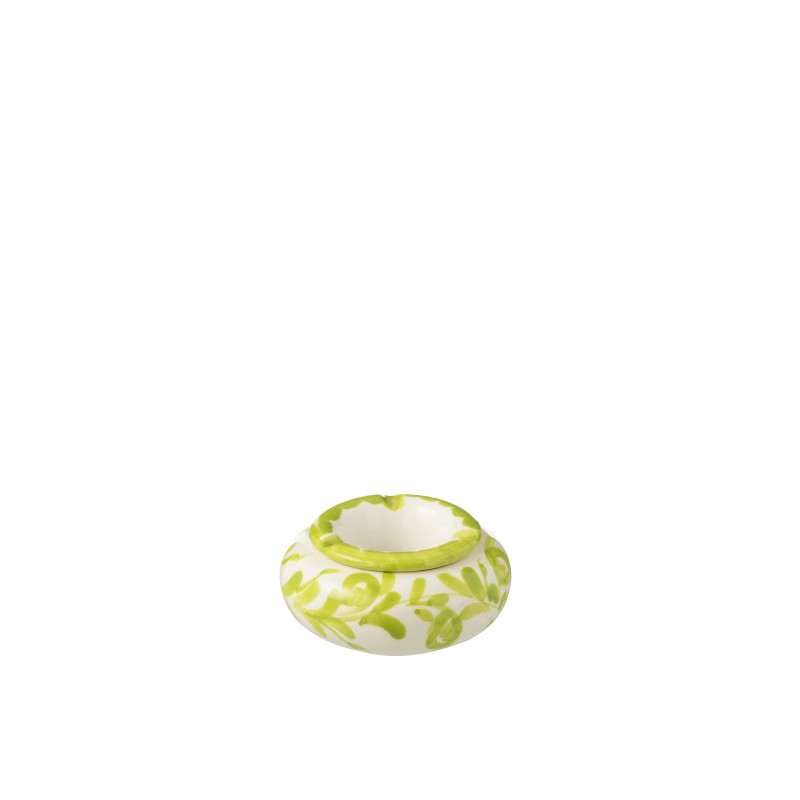 Posacenere in ceramica verde 11x11x5 cm Posacenere in ceramica verde 11x11x5 cm