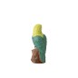 Figurina pappagallo in ceramica verde 21x10x12,5 cm Figurina pappagallo in ceramica verde 21x10x12,5 cm