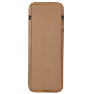 Miroir encadrement bois beige 48x3x122.5 cm