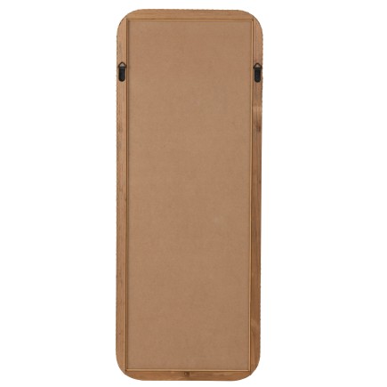 Miroir encadrement bois beige 48x3x122.5 cm