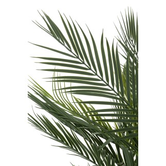 Palmier artificiel dans pot en plastique vert 65x60x93 cm