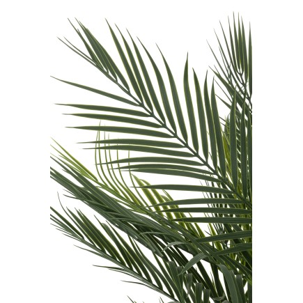 Palmier artificiel dans pot en plastique vert 65x60x93 cm