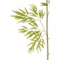 Rama de bambú artificial de madera verde 40 x 40 x 220 cm Rama de bambú artificial de madera verde 40 x 40 x 220 cm