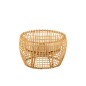 Cadeira com almofada em rattan natural bege 79x84x67 cm Cadeira com almofada em rattan natural bege 79x84x67 cm