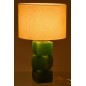 Lampe de table en verre vert 32x32x62 cm Lampe de table en verre vert 32x32x62 cm