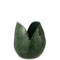 Vase en céramique vert 28x27.5x30 cm Vase en céramique vert 28x27.5x30 cm