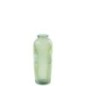 Vaso de vidro verde 27x27x72 cm Vaso de vidro verde 27x27x72 cm