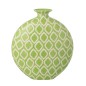 Vaso in porcellana verde 30x13x33 cm Vaso in porcellana verde 30x13x33 cm