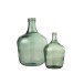 Vase dame jeanne en verre vert 27x27x42.5 cm Vase dame jeanne en verre vert 27x27x42.5 cm