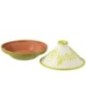 Piatto tajine in ceramica verde 20x20x28 cm Piatto tajine in ceramica verde 20x20x28 cm