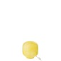 Lampe de table en verre jaune 21x21x21.5 cm