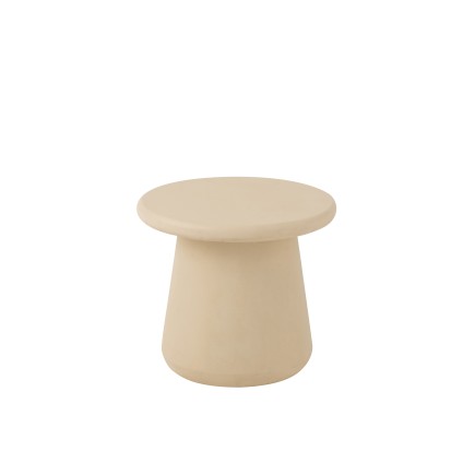 Table basse en bois contreplaqué beige 51x51x46 cm