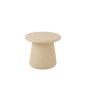 Mesa de centro em contraplacado bege 51x51x46 cm Mesa de centro em contraplacado bege 51x51x46 cm