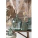 Vase dame jeanne en verre vert 27x27x42.5 cm Vase dame jeanne en verre vert 27x27x42.5 cm