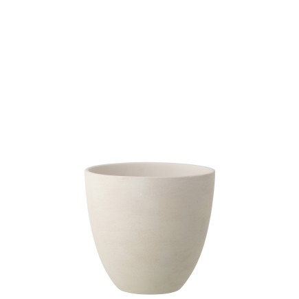 Macetero cerámica blanca 30,5 x 30,5 x 29,5 cm
