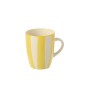 Tazza rigata in ceramica gialla 11,3x8,5x10,2 cm Tazza rigata in ceramica gialla 11,3x8,5x10,2 cm