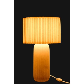Lampe de table en céramique blanc 28x28x50 cm