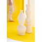 Vaso in ceramica bianco 23x23x59 cm Vaso in ceramica bianco 23x23x59 cm
