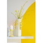 Pot décoratif en céramique blanc 65x37x57.5 cm Pot décoratif en céramique blanc 65x37x57.5 cm