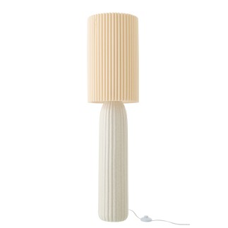 Lampadaire en céramique blanc 37x37x91 cm