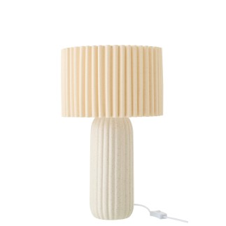 Lampe de table en céramique blanc 28x28x50 cm