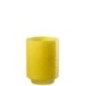 Vaso cilíndrico em vidro amarelo 16x16x22,5 cm Vaso cilíndrico em vidro amarelo 16x16x22,5 cm