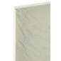 Décoration murale banc de poisson en métal blanc 60.8x3x36.8 cm Décoration murale banc de poisson en métal blanc 60.8x3x36.8 cm
